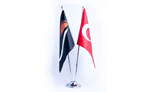 Türk Bayrağı (Masa Bayrağı), Firma Logolu (Masa Bayrağı) 